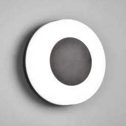 LED-Außenwandleuchte Morena, schwarz, IP54, CCT, Kunststoff