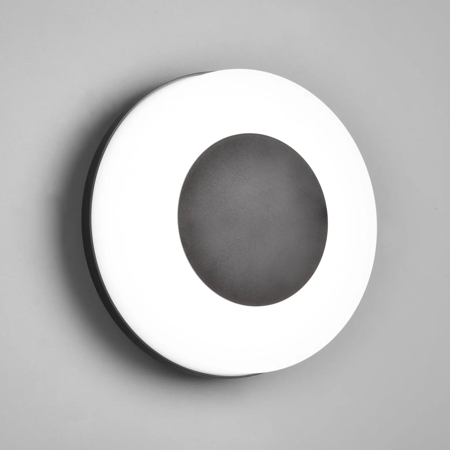 LED-Außenwandleuchte Morena, schwarz, IP54, CCT, Kunststoff