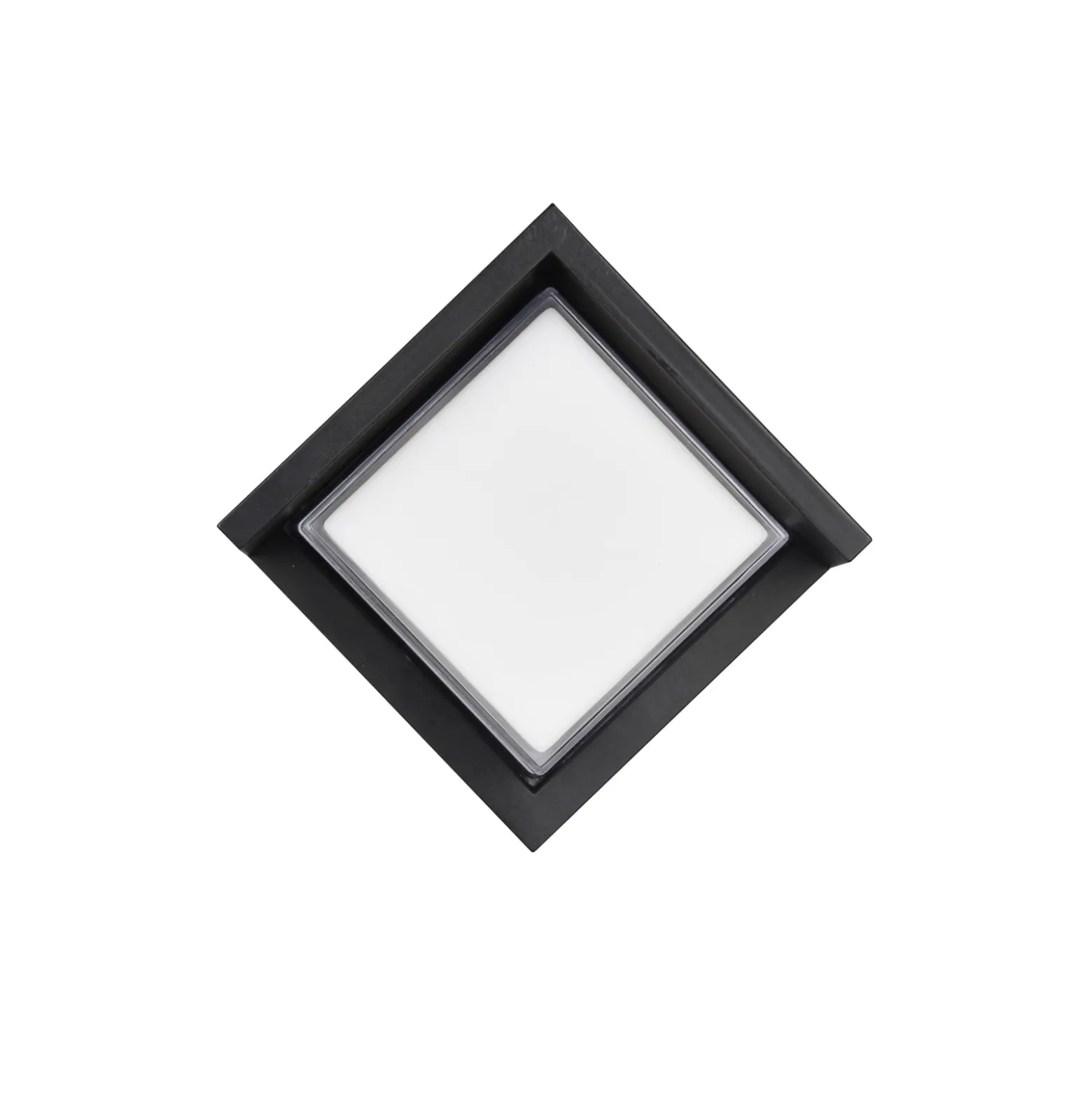 LED-Außenwandleuchte Puno, IP54, eckig