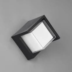 LED-Außenwandleuchte Puno, IP54, eckig
