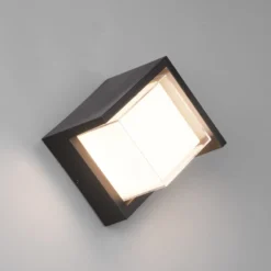LED-Außenwandleuchte Puno, IP54, eckig