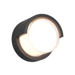 LED-Außenwandleuchte Puno, IP54, rund