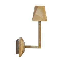 LED-Außenwandleuchte Silva Edge, Höhe 30,5 cm, messing antik