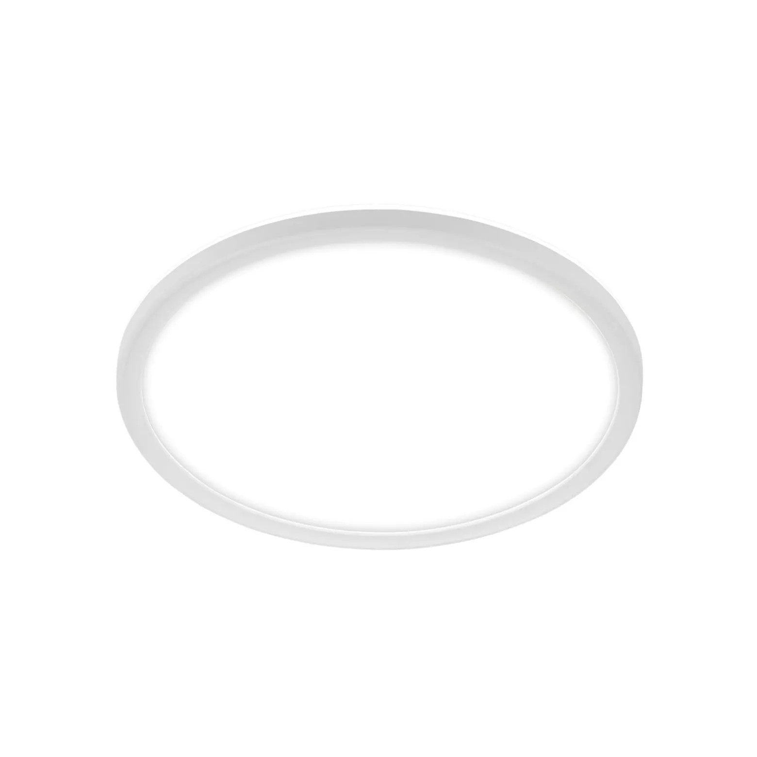 LED-Bad-Deckenleuchte Slim Drip, weiß, Ø 42 cm, IP44