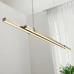LED-Balkenpendelleuchte Tymon, schmal, ausziehbar
