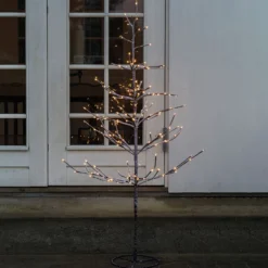 LED-Baum Alex im verschneiten Look, Höhe 90 cm