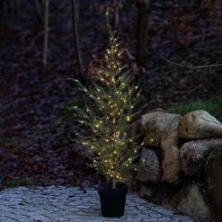 LED-Baum Milas Cedar Tree im Topf, für außen