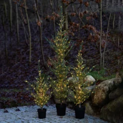 LED-Baum Milas Cedar Tree im Topf, für außen