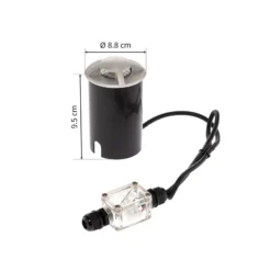 LED-Bodeneinbaustrahler Anina aus Aluminium