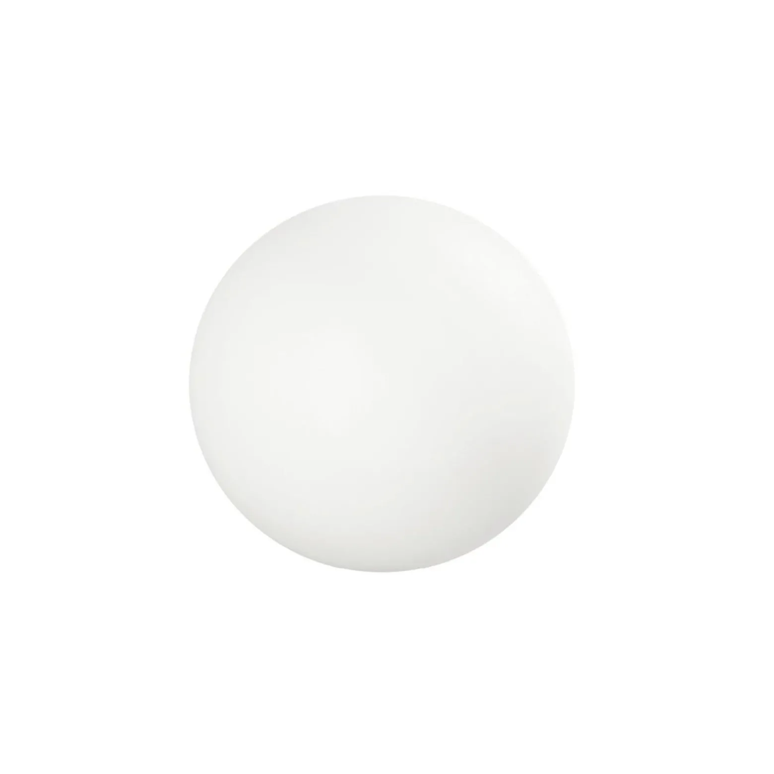 LED-Bodenleuchte Oh!, Ø 28 cm, E27, Polycarbonat, weiß
