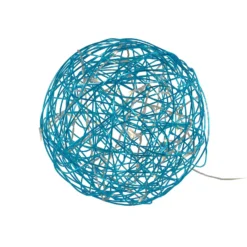 LED-3D-Design-Kugel Galax Fun, Ø 30 cm, blau