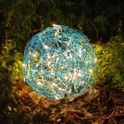 LED-3D-Design-Kugel Galax Fun, Ø 30 cm, blau