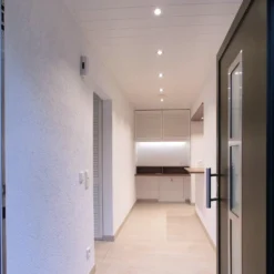 LED-Deckeneinbauleuchte Acrux, Ø 10 cm, silber matt, CCT