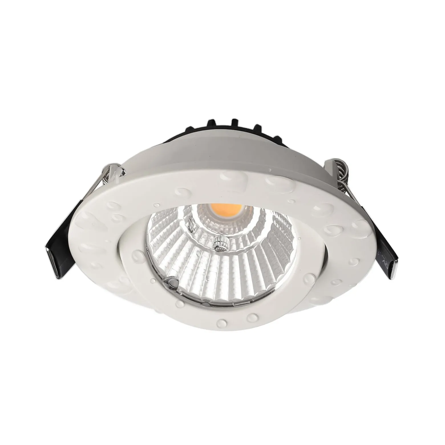 LED-Deckeneinbauleuchte Dione, IP44, 3.000 K, weiß, dimmbar