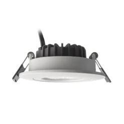 LED-Deckeneinbauleuchte Dione, IP44, 3.000 K, weiß, dimmbar
