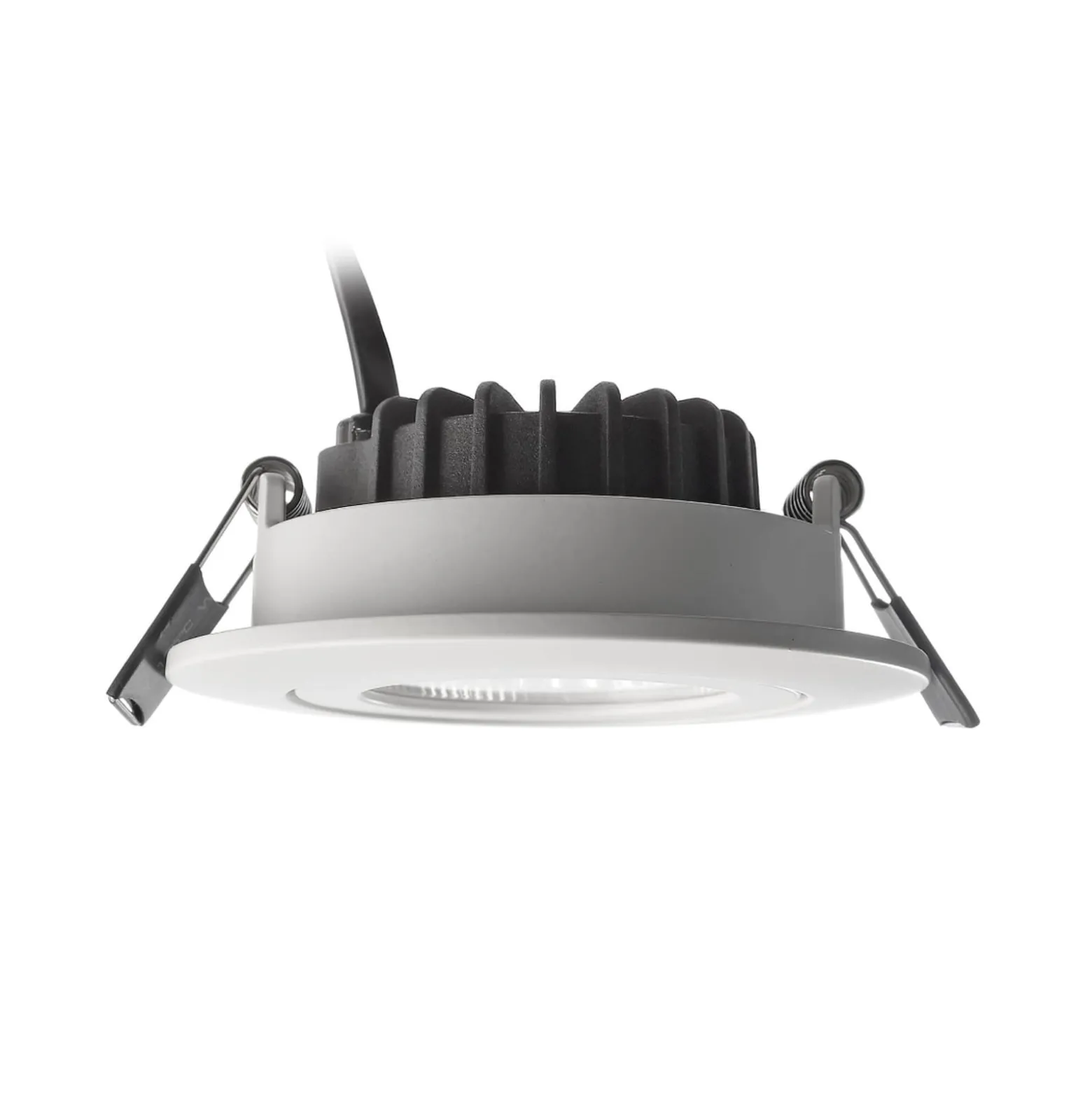 LED-Deckeneinbauleuchte Dione, IP44, weiß, dim to warm