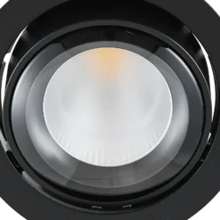 LED-Deckeneinbauleuchte MAG MINI schwarz Ø 10 cm CCT 18 V