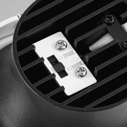 LED-Deckeneinbauleuchte MAG MINI schwarz Ø 10 cm CCT 18 V