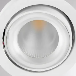 LED-Deckeneinbauleuchte MAG MINI, weiß, Ø 10 cm, CCT 18 V