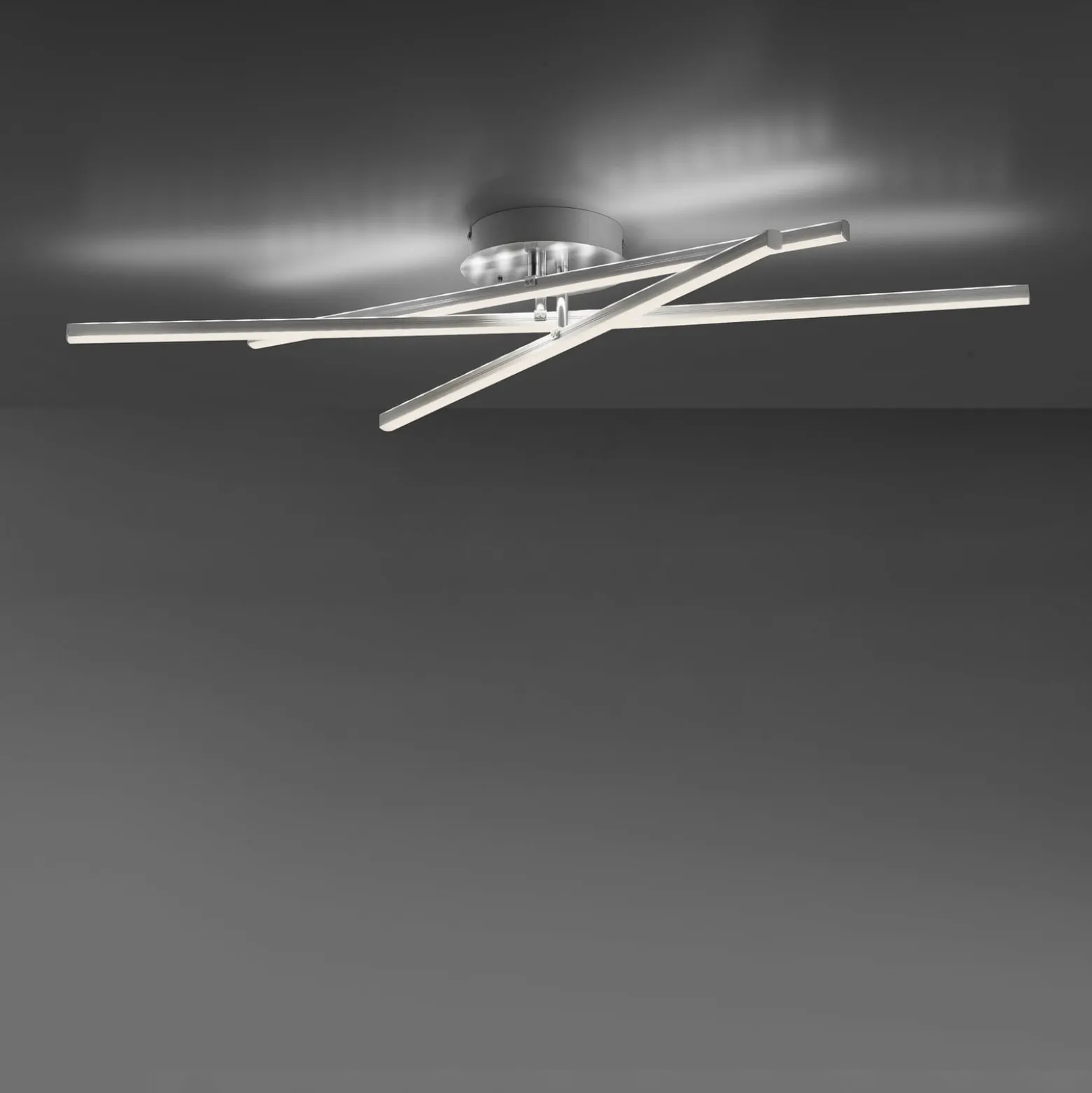 LED-Deckenlampe Alina mit RGB-Ambilight, dimmbar