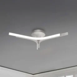 LED-Deckenlampe Alta, silberfarben, Ø 70 cm, Metall