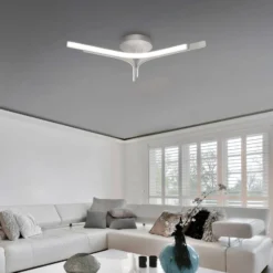 LED-Deckenlampe Alta, silberfarben, Ø 70 cm, Metall