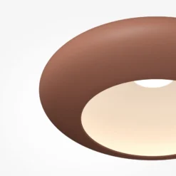 LED-Deckenlampe Aros, kupferfarben, Ø 40 cm, Metall, 3.000 K