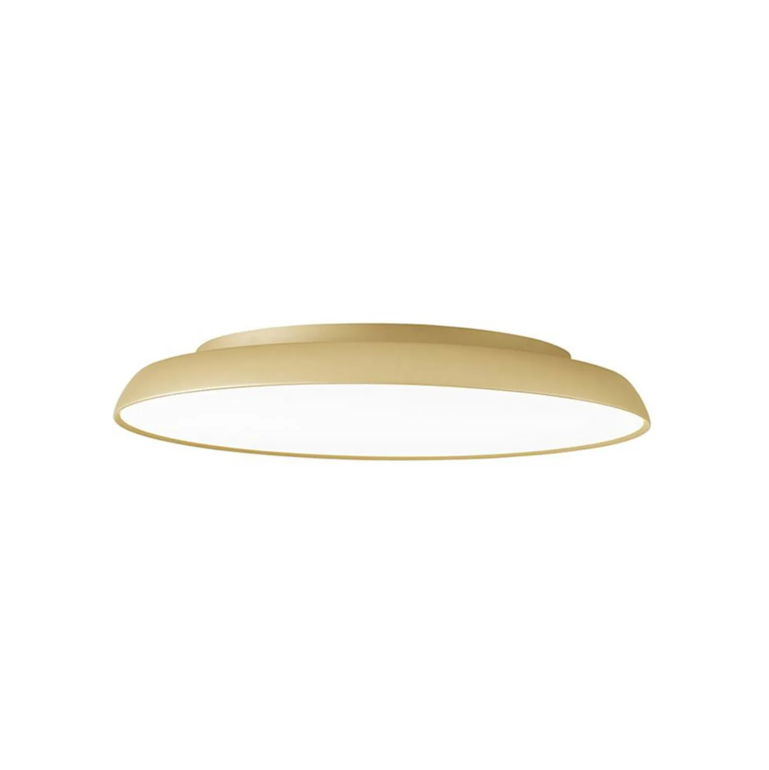 LED-Deckenlampe Art, Ø 45 cm, creme-goldfarben, Metall