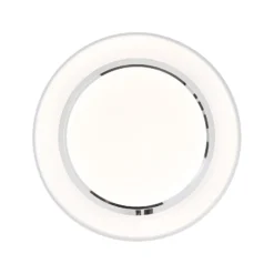 LED-Deckenlampe Barty, weiß/chrom, Ø 48,5 cm, CCT, Metall