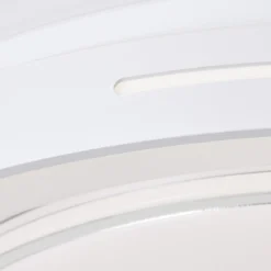 LED-Deckenlampe Barty, weiß/chrom, Ø 48,5 cm, CCT, Metall