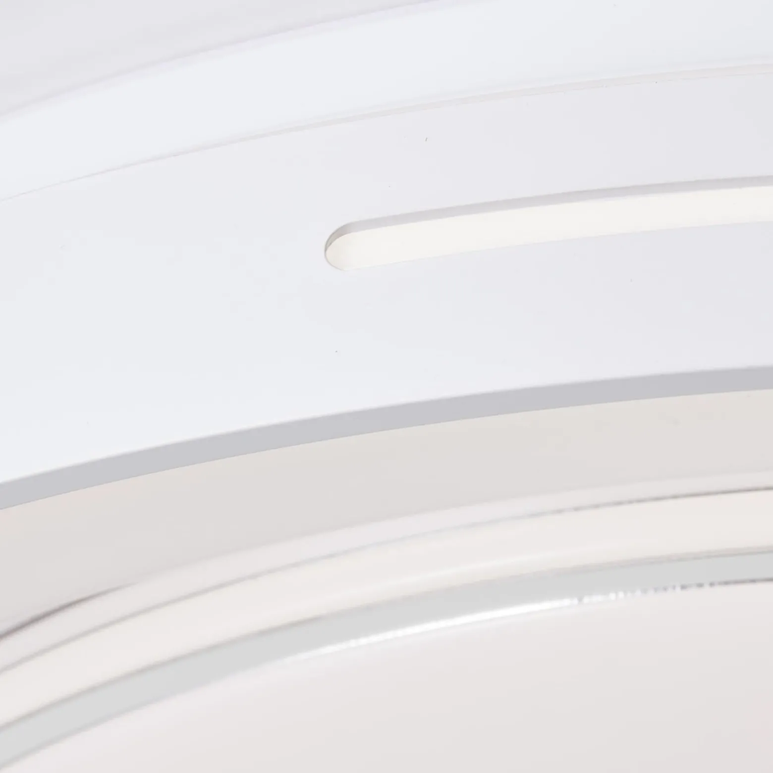LED-Deckenlampe Barty, weiß/chrom, Ø 48,5 cm, CCT, Metall