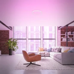 LED-Deckenlampe B smart RGBW dimmbar weiß Ø 42 cm