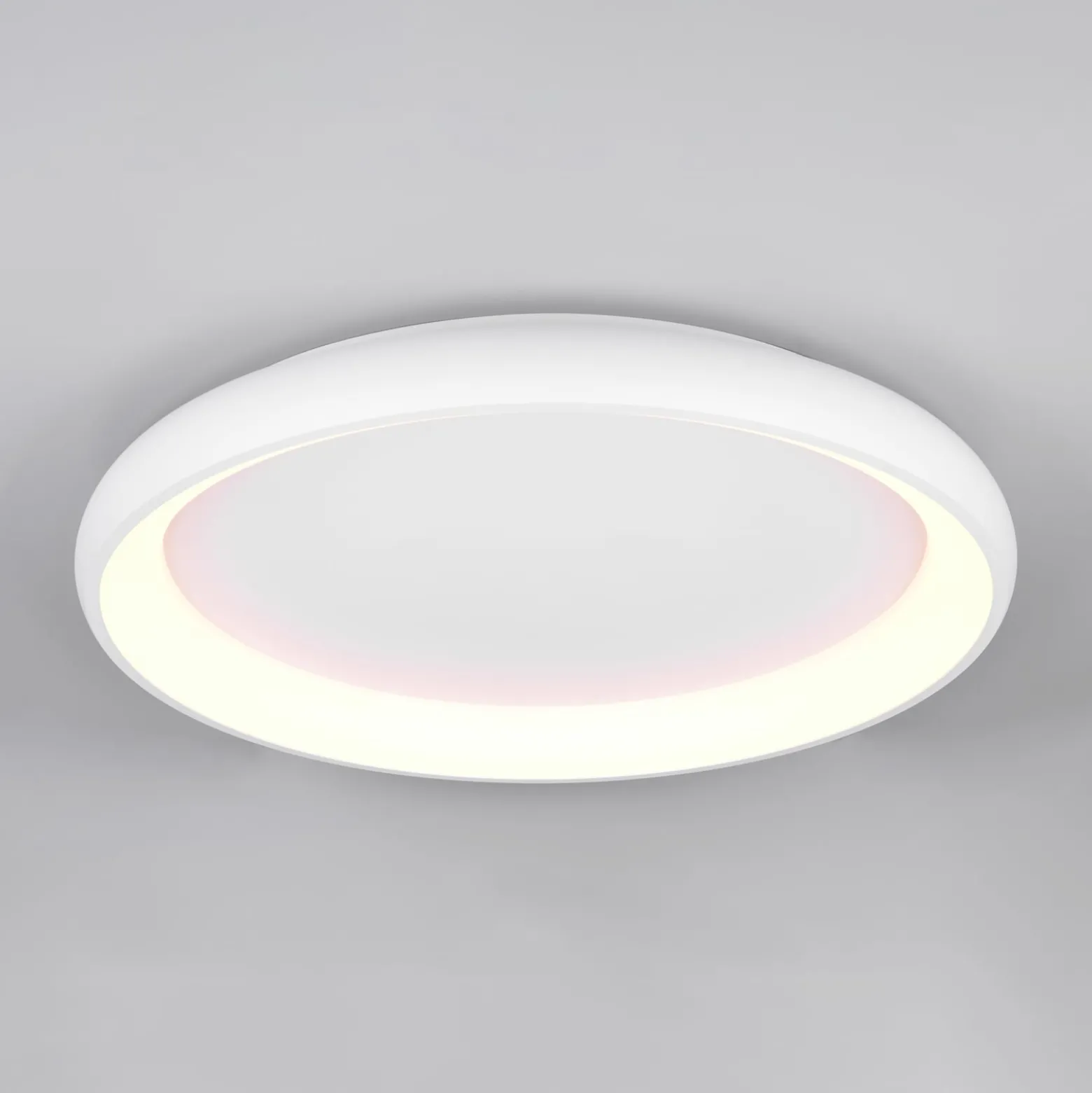 LED-Deckenlampe Cardona, Ø 75 cm, weiß matt, Metall, CCT