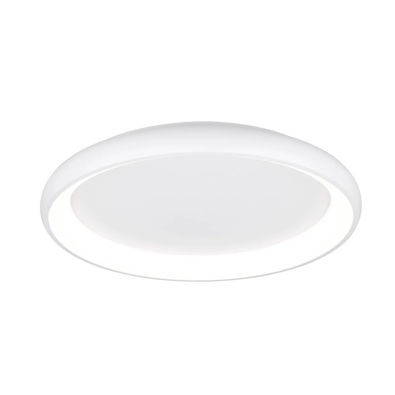 LED-Deckenlampe Cardona, Ø 75 cm, weiß matt, Metall, CCT