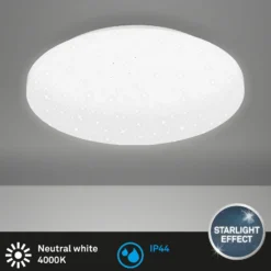 LED-Deckenlampe Case IP44 Sternenhimmel 840 Ø 28cm