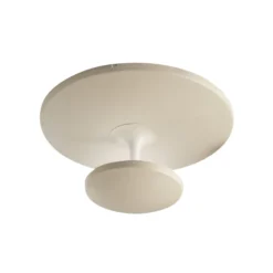 LED-Deckenlampe Conrad, sandfarben, Ø 50 cm, Metall, dimmbar