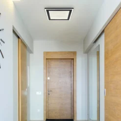 LED-Deckenlampe Davies, Kristalleffekt Länge 33 cm