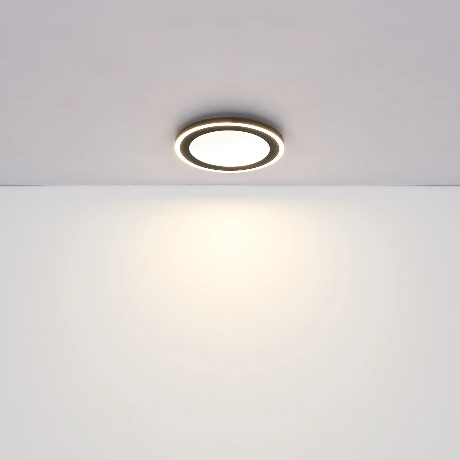 LED-Deckenlampe Davies mit Kristalleffekt Ø 34 cm