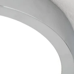 LED-Deckenlampe Disc, chromfarben, Ø 14 cm, CCT, Metall