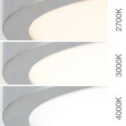 LED-Deckenlampe Disc, chromfarben, Ø 14 cm, CCT, Metall