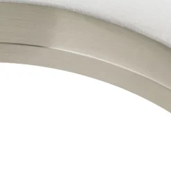 LED-Deckenlampe Disc, nickelfarben satiniert, Ø 24 cm, CCT