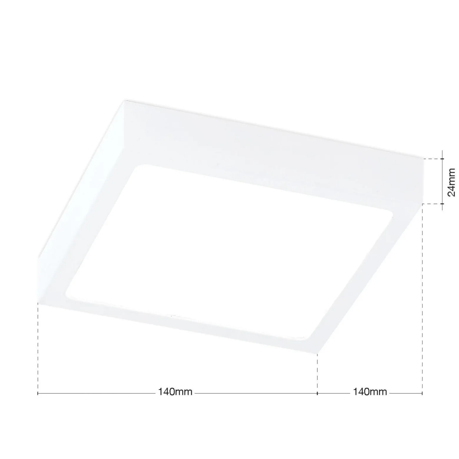 LED-Deckenlampe Disc, weiß, Länge 14 cm, CCT, Metall