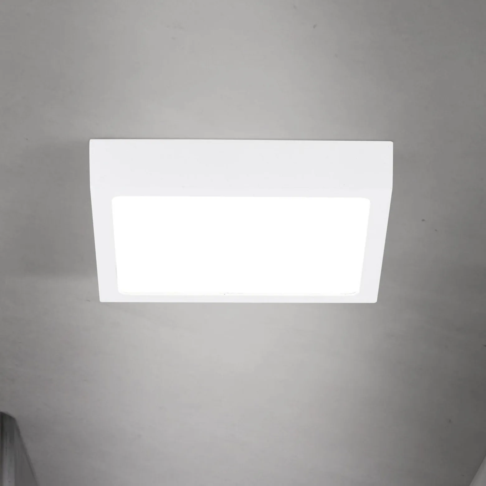 LED-Deckenlampe Disc, weiß, Länge 14 cm, CCT, Metall