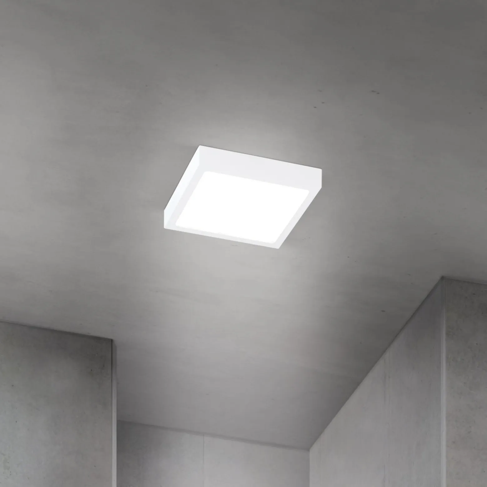 LED-Deckenlampe Disc, weiß, Länge 14 cm, CCT, Metall