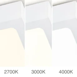 LED-Deckenlampe Disc, weiß, Länge 24 cm, CCT, Metall