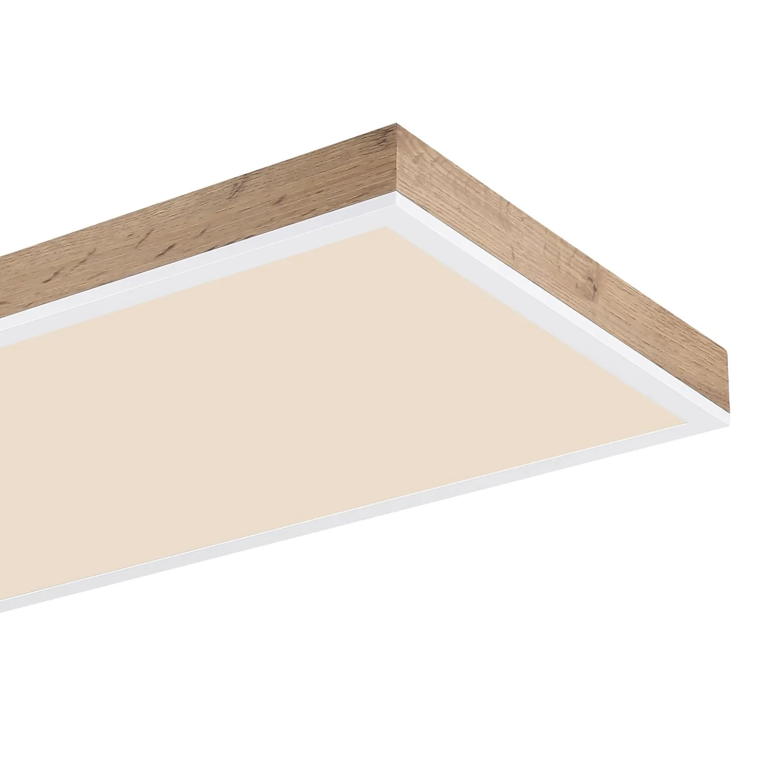 LED-Deckenlampe Doro, Länge 120 cm, holz dunkel, Holz, CCT