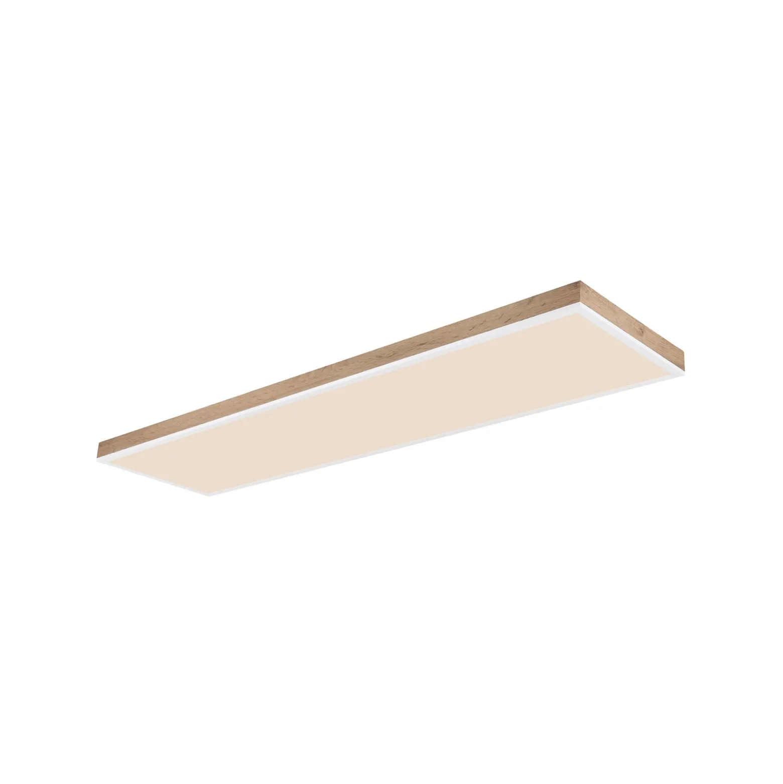 LED-Deckenlampe Doro, Länge 120 cm, holz dunkel, Holz, CCT