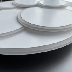 LED-Deckenlampe Dots, weiß, Ø 50 cm, Metall/Acryl, CCT