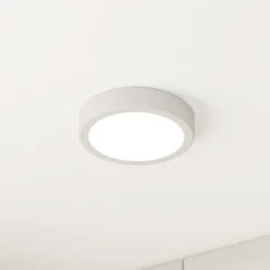 LED-Deckenlampe Fueva 5 IP44 3000K weiß Ø16cm