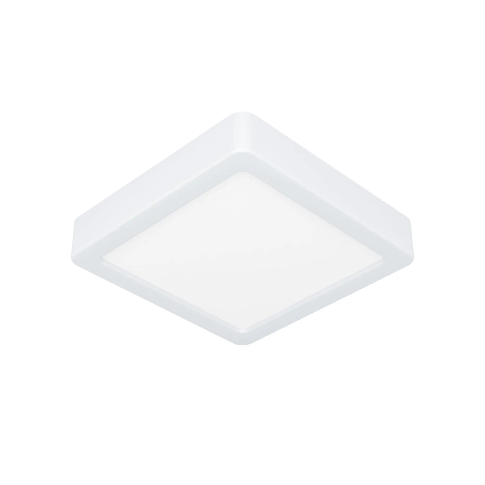 LED-Deckenlampe Fueva 5 IP44 3000K weiß 16x16cm